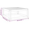 vidaXL 6-tlg. Garten-Lounge-Set mit Hellgrauen Kissen Massivholz