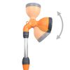 vidaXL Gartendusche mit Stativ 221 cm Aluminium