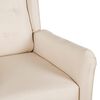 vidaXL Relaxsessel Verstellbar Creme Stoff