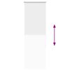 vidaXL Verdunkelungsrollo Wei&szlig; 55x130cm Stoffbreite 50,7 cm Polyester