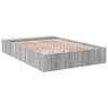 vidaXL Bettgestell Grau Sonoma 135x190 cm Holzwerkstoff