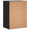 vidaXL Sideboard Schwarz 60x39x80 cm Holzwerkstoff
