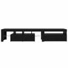 vidaXL TV-Schr&auml;nk 2 pcs Schwarz Eichen-Optik 215 x 36,5 x 40 cm