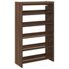 vidaXL Schuhregal Braun Eichen-Optik 60x25x100 cm Holzwerkstoff