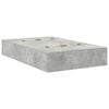 vidaXL Aufbewahrungsbettgestell Beton Grau 120 cm Holzwerkstoff