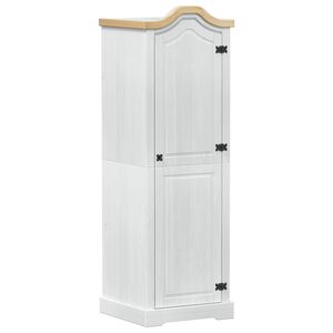 vidaXL Kleiderschr&auml;nke Wei&szlig; 55 x 52 x 170 cm Massives Kiefernholz