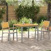 vidaXL Gartenstuhl 2 pcs Braun 56 x 57 x 87cm Massivholz Akazie