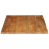 vidaXL Tischplatte mit Baumkante 90x80x2,5 cm Massivholz Mango