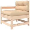 vidaXL 8-tlg. Garten-Lounge-Set mit Kissen Massivholz