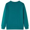 Kinder-Sweatshirt Dunkelgr&uuml;n 116