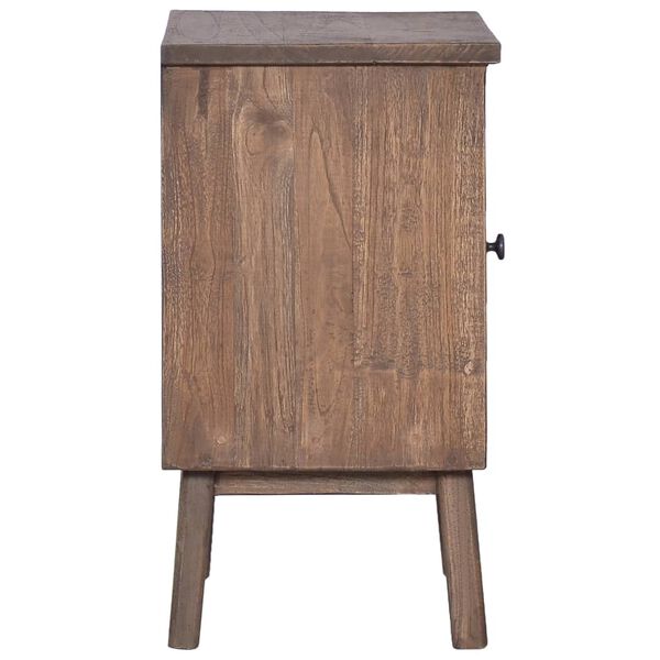 vidaXL Nachttisch 40x30x53 cm Massivholz Teak
