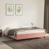 vidaXL Bettgestell Rosa 180x200 cm Samt