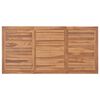 vidaXL Garten-Esstisch 200x100x75 cm Teak Massivholz
