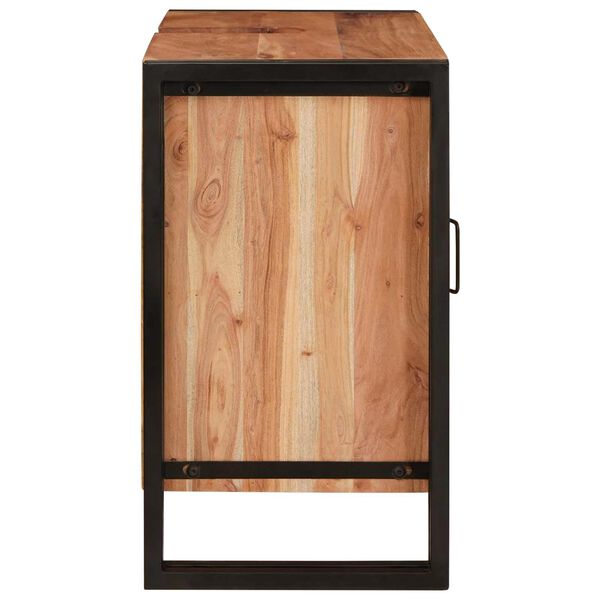 vidaXL Waschbeckenunterschrank Braun 71 x 33 x 58 cm Massivholz Akazie
