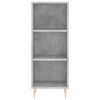 vidaXL Sideboard Betongrau 34,5x32,5x90 cm Holzwerkstoff