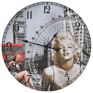 vidaXL Vintage Wanduhr 60 cm