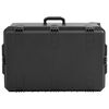 vidaXL Koffer f&uuml;r Flugreise Tragbar Schwarz 79,5x52x39 cm PP