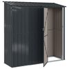 vidaXL Gartenh&uuml;tten Anthrazit 203,5 x 73 x 200 cm Metall