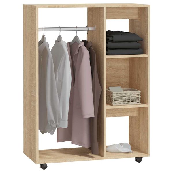 vidaXL Kleiderschrank Sonoma-Eiche 80x40x110 cm Holzwerkstoff