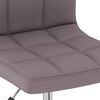 vidaXL Esszimmerst&uuml;hle 2 Stk. Drehbar Taupe Stoff