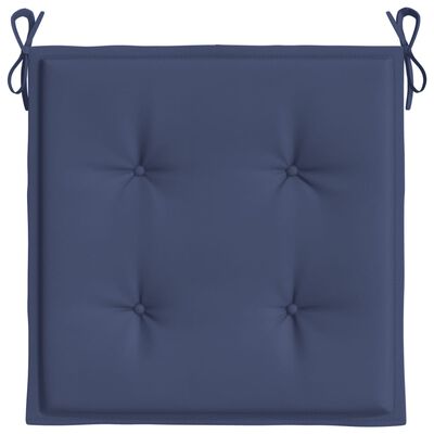 vidaXL Palettenkissen 2 Stk. Marineblau 50x50x3 cm Oxford-Gewebe