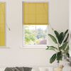 vidaXL Rollo mit Vorh&auml;ngen Gelb 80 x 160 cm Bambus