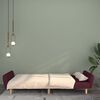 vidaXL Schlafsofa 2-Sitzer Lila Stoff