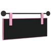 vidaXL H&auml;ngevorderseite Wandmontiert Rosa 110 x 55 x 7 cm Stoff