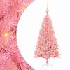 vidaXL Weihnachtsbaum Rosa 120 cm PVC