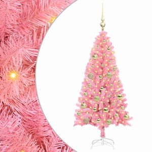 vidaXL Weihnachtsbaum Rosa 120 cm PVC