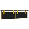vidaXL H&auml;ngevorderseite Wandmontiert Gelb 170 x 55 x 7 cm Samt