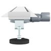 vidaXL Duschablauf 2-in-1 mit 360&deg; Siphon Silber 100 cm Edelstahl 304