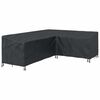 vidaXL M&ouml;belbezug 250 x 180 x 80 cm 210D Oxford Stoff L-Form Schwarz