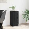 vidaXL Sideboard Schwarz Eichen-Optik 30 x 30 x 70 cm Holzwerkstoff