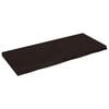 vidaXL Waschtischplatte Dunkelbraun 140x60x(2-6)cm Massivholz