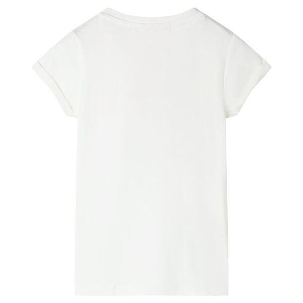 Kinder-T-Shirt Ecru 104