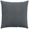 vidaXL Sofakissen 2 St&uuml;ck Dunkelgrau 80 x 80 cm Cordstoff