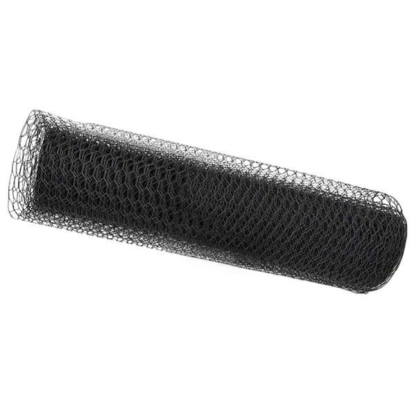 vidaXL Hexagonzaun Grau 0,5 x 100 m Stahl