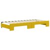 vidaXL Tagesbett Ausziehbar Gelb 90x200 cm Samt