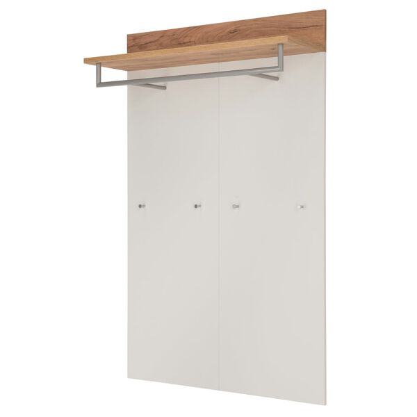 Germania Garderobe Topix 96 x 29 x 147 cm Wei&szlig; und Eiche