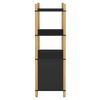 vidaXL Highboard Schwarz 80x40x121 cm Holzwerkstoff