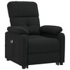 vidaXL Massagesessel mit Aufstehhilfe Schwarz Stoff