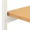 vidaXL Kleiderschrank Wei&szlig; und Eichen-Optik 60x40x167 cm Metall