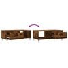 vidaXL Couchtisch R&auml;uchereiche 90x50x36,5 cm Holzwerkstoff