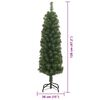 vidaXL K&uuml;nstlicher Weihnachtsbaum mit 150 LEDs mit St&auml;nder Gr&uuml;n 120 cm