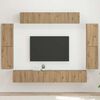 vidaXL TV-Schr&auml;nk 8 pcs Artisan-Eiche