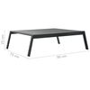 vidaXL 5-tlg. Garten-Lounge-Set mit Auflagen Aluminium Dunkelgrau