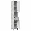 vidaXL Badezimmerschrank mit Schubladen Beton Grau 31,5 x 33 x 190 cm
