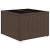 vidaXL 6-tlg. Garten-Sofagarnitur mit Kissen Braun Poly Rattan