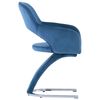 vidaXL Esszimmerst&uuml;hle 2 Stk. Blau Samt